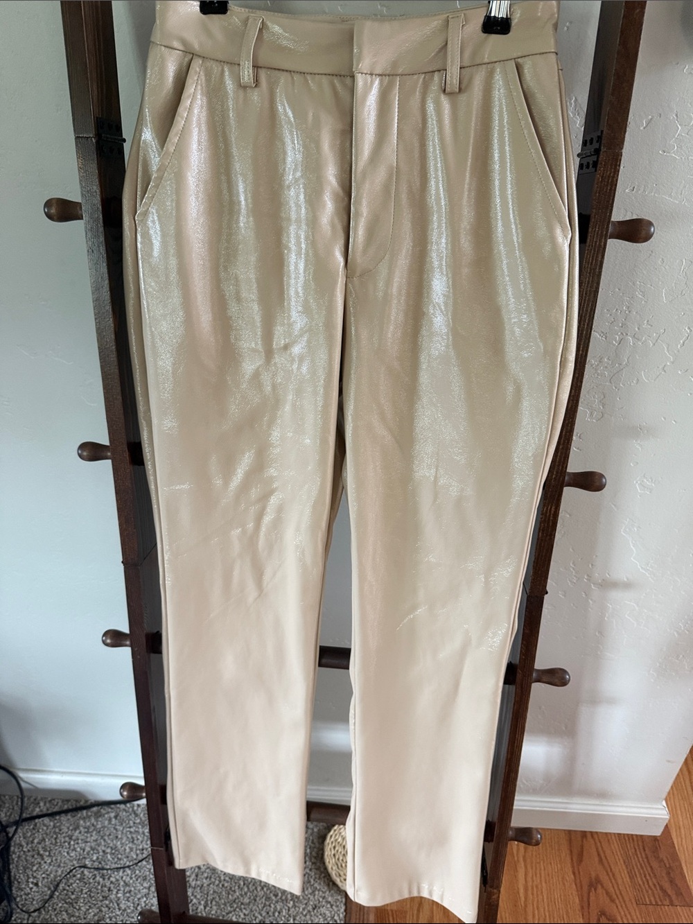 Beige women's Dress Pants - Sleek Modern Fit